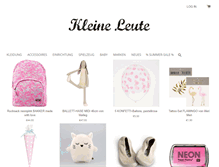Tablet Screenshot of kleineleute-hamburg.de
